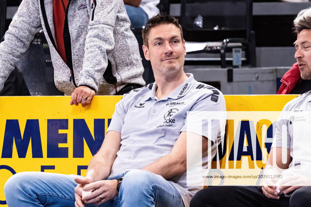 Carsten Lichtlein (MT Melsungen, Torwarttrainer) SG Flensburg-Handewitt vs. MT Melsungen, Handball, Bundesliga, Spieltag 28, Saison 2022 2023, 04.05.2023 -Pressefoto Marcel von Fehrn SG Flensburg-Handewitt vs. MT Melsungen, Handball, Bundesliga, Spieltag 28, Saison 2022 2023, 04.05.2023 Flensburg