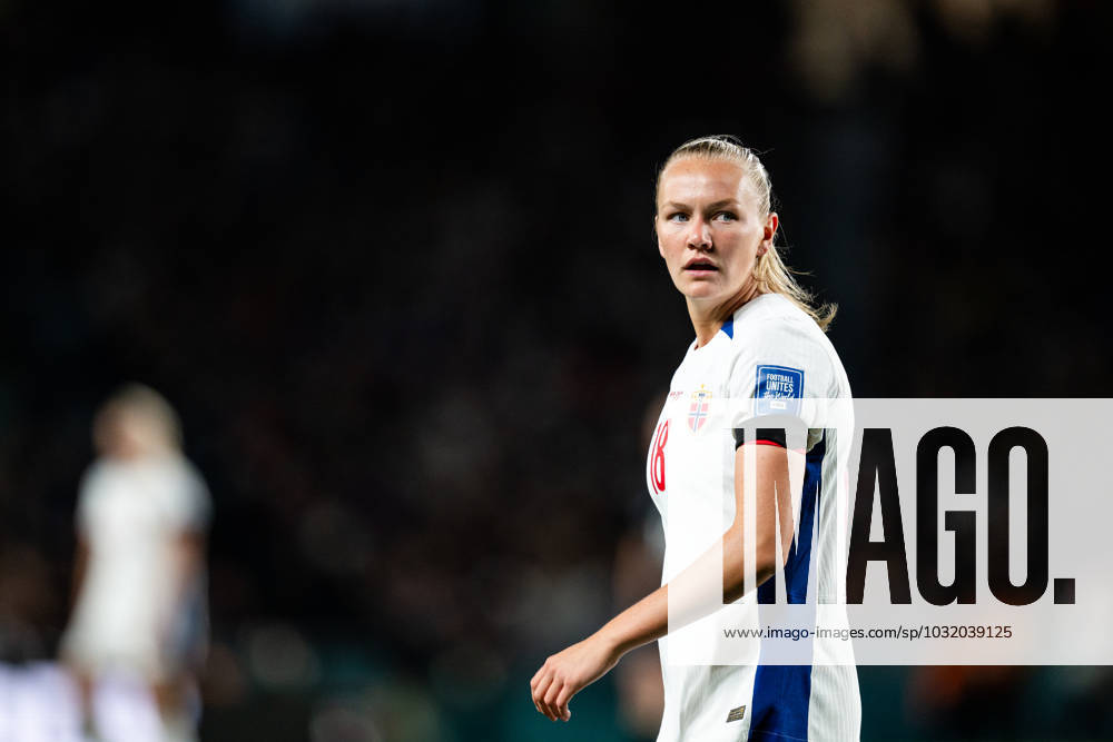 Frida Maanum of Norway during the FIFA Women s World Cup football match between New Zealand and Norway on July 20, 2023 in Auckland. Photo: Mathias Bergeld BILDBYRAN kod MB VG0487 bbeng fotball fotboll football norge norway a kvinner dam fotbolls-vm fotball vm kvinner världsmästerskap verdensmesterskap vm fifa womens world cup day 1 nya zeeland new zealand