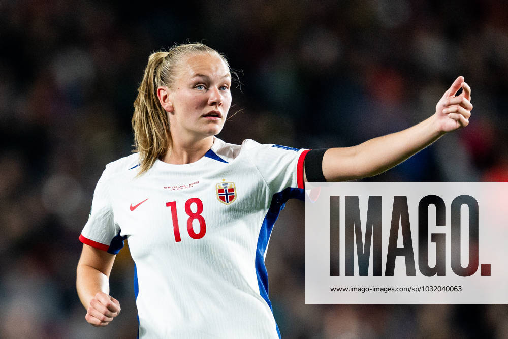 Frida Maanum of Norway during the FIFA Women s World Cup football match between New Zealand and Norway on July 20, 2023 in Auckland. Photo: Mathias Bergeld BILDBYRAN kod MB VG0487 bbeng fotball fotboll football norge norway a kvinner dam fotbolls-vm fotball vm kvinner världsmästerskap verdensmesterskap vm fifa womens world cup day 1 nya zeeland new zealand