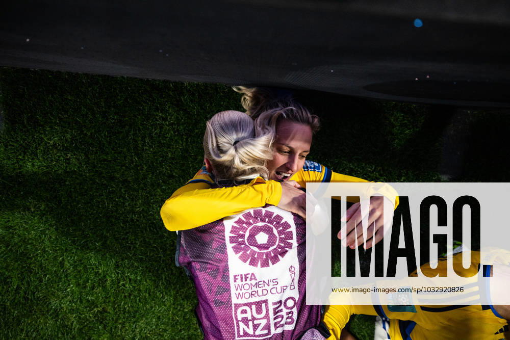 Nathalie Björn of Sweden celebrates after the FIFA Women s World Cup round of 16 football match between Sweden and USA on August 6, 2023 in Melbourne. Photo: Mathias Bergeld BILDBYRAN kod MB MB0674 fotboll football soccer fotball fotbolls-vm världsmästerskap vm fifa womens world cup attondelsfinal round of 16 sverige a sweden usa 18 dam bbeng verdensmesterskap fotball vm kvinner women jubel