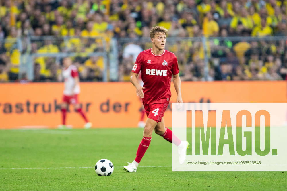 1.Bundesliga, 1.Spieltag: Borussia Dortmund - 1.FC Koeln, Dortmund, Signal Iduna Park, 19.08.2023 Timo Huebers (1. FC Koeln, 4) 1.Bundesliga, 1.Spieltag: Borussia Dortmund - 1.FC Koeln, Dortmund, Signal Iduna Park, 19.08.2023 DFL Regulations prohibit any of use of photographs as image sequences and quasi video