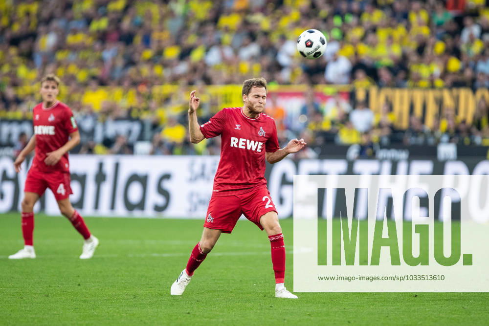 1.Bundesliga, 1.Spieltag: Borussia Dortmund - 1.FC Koeln, Dortmund, Signal Iduna Park, 19.08.2023 Benno Schmitz (1. FC Koeln, 2) 1.Bundesliga, 1.Spieltag: Borussia Dortmund - 1.FC Koeln, Dortmund, Signal Iduna Park, 19.08.2023 DFL Regulations prohibit any of use of photographs as image sequences and quasi video