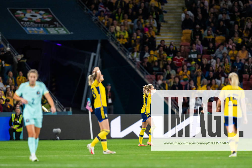 Nathalie Björn of Sweden celebrates after the FIFA Women s World Cup bronze medal match between Sweden and Australia on August 19, 2023 in Brisbane. Photo: Mathias Bergeld BILDBYRAN kod MB MB0705 fotboll football soccer fotball fotbolls-vm världsmästerskap vm fifa womens world cup bronsmatch bronze medal game sverige a sweden australien australia 31 dam bbeng fotball vm verdensmesterskap kvinner women sverige jubel