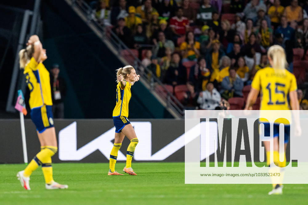 Nathalie Björn of Sweden celebrates after the FIFA Women s World Cup bronze medal match between Sweden and Australia on August 19, 2023 in Brisbane. Photo: Mathias Bergeld BILDBYRAN kod MB MB0705 fotboll football soccer fotball fotbolls-vm världsmästerskap vm fifa womens world cup bronsmatch bronze medal game sverige a sweden australien australia 31 dam bbeng fotball vm verdensmesterskap kvinner women sverige jubel