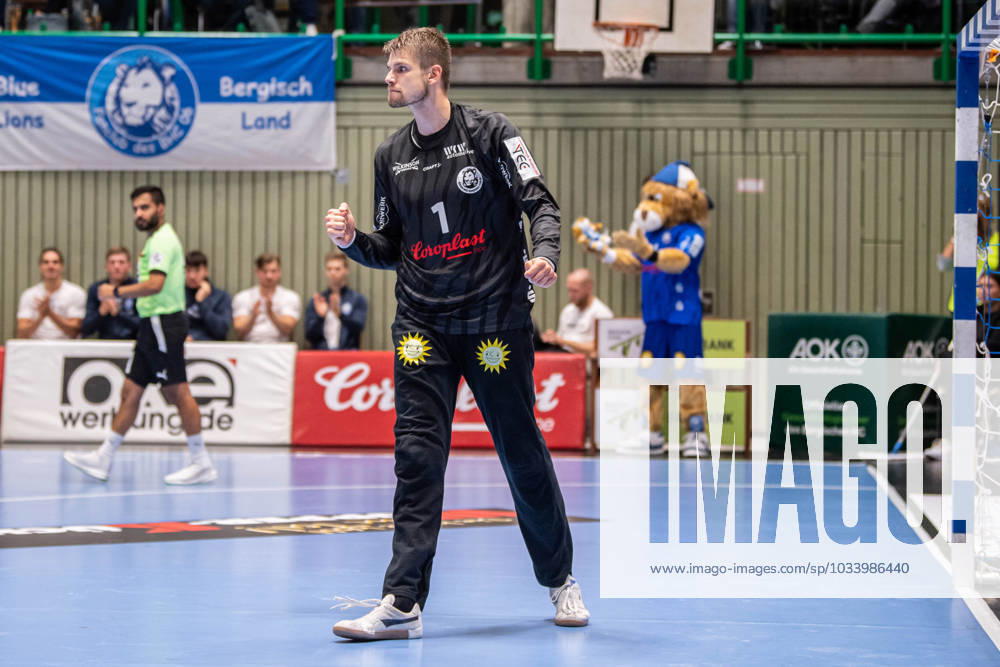 Christopher Rudeck (Bergischer HC, 1), GER, Bergischer HC vs. HBW Balingen-Weilstetten, Handball, Bundesliga, 2. Spieltag, Spielzeit 2023 2024, 01.09.2023, Bergischer HC vs. HBW Balingen-Weilstetten, Handball, Bundesliga, 2. Spieltag, Spielzeit 2023 2024, 01.09.2023 Wuppertal