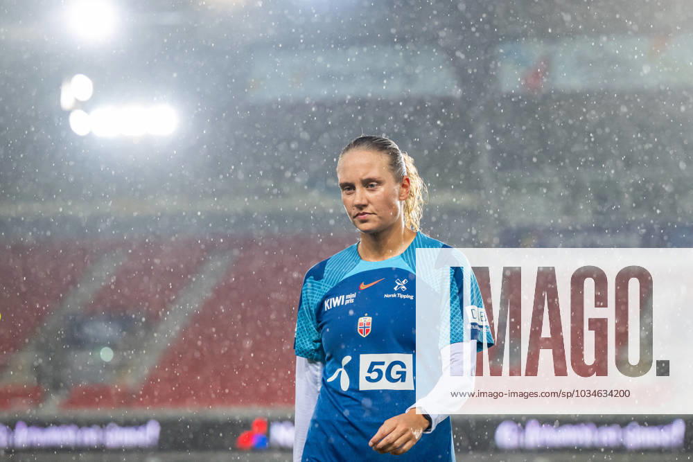 Lisa Naalsund of the Norwegian women s national football team during a training session on September 21, 2023 in Oslo. Photo: Vegard Grott BILDBYRAN kod VG VG0524 bbeng fotboll football soccer fotball norge norway women dam nations league träning practice training trening