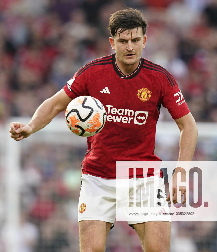 MANCHESTER, ENGLAND, 7th October 2023. Harry Maguire of Manchester United, ManU during the Premier League match at Old Trafford, MANCHESTER. Picture credit should read: Andrew Yates Sportimage . SPI-2635-0104