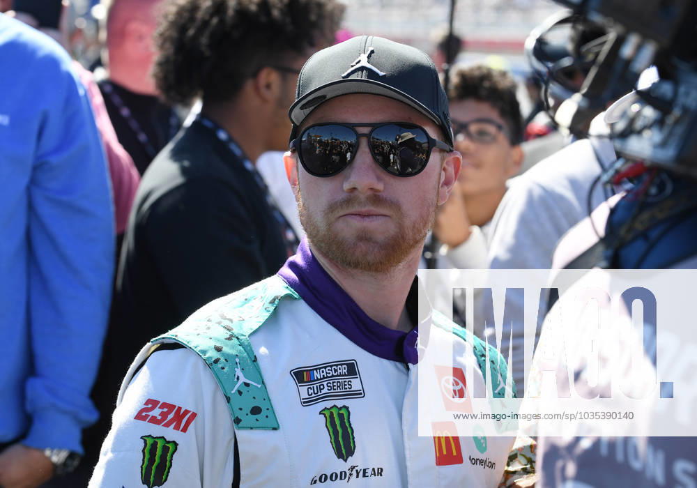CHARLOTTE, NC - OCTOBER 08: Tyler Reddick ( 45 23XI Racing Jordan Brand Toyota) looks on prior to the NASCAR, Motorsport, USA Cup Series Playoff Bank of America ROVAL 400 on October 08, 2023, at Charlotte Motor Speedway in Concord, NC. (Photo by Jeffrey Vest Icon Sportswire) AUTO: OCT 08 NASCAR Cup Series Playoff Bank of America ROVAL 400 Icon231008560