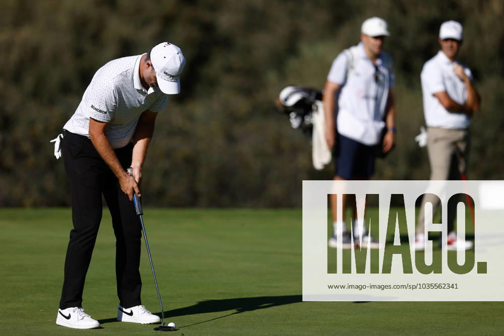Justin Rose of England in action during Acciona Open de Espana, Round 1, Golf tournament celebrated at Club de Campo on October 12, 2023, in Madrid, Spain. MADRID SPAIN - ZUMAa181 20231012_zaa_a181_066