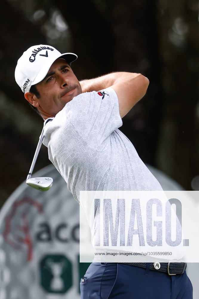 Adrian Otaegui of Spain in action during Acciona Open de Espana, Round 2, Golf tournament celebrated at Club de Campo on October 13, 2023, in Madrid, Spain. MADRID SPAIN - ZUMAa181 20231013_zaa_a181_018