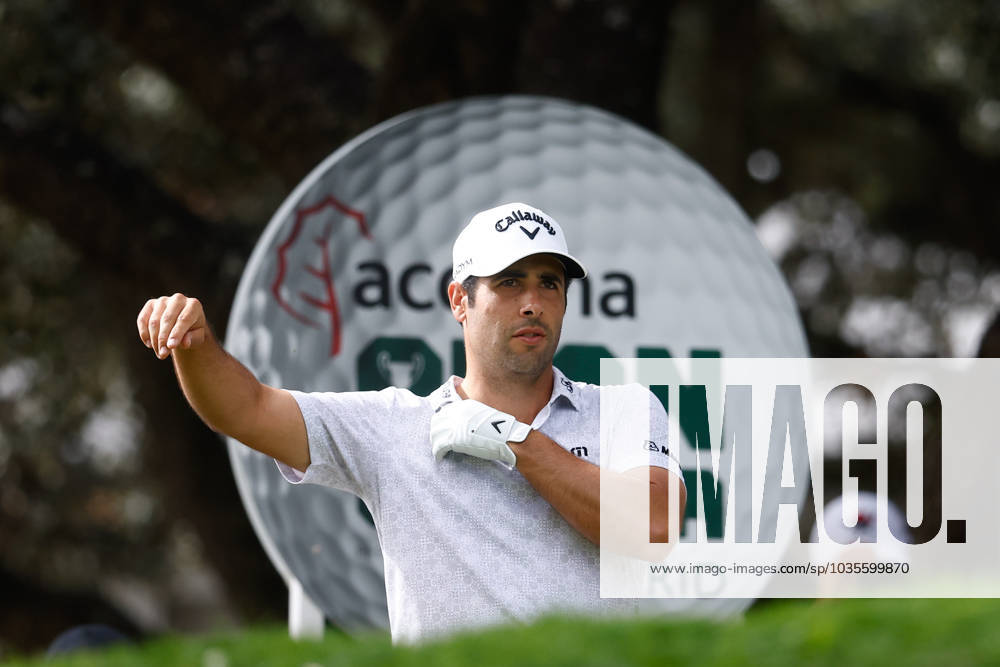 Adrian Otaegui of Spain looks on during Acciona Open de Espana, Round 2, Golf tournament celebrated at Club de Campo on October 13, 2023, in Madrid, Spain. MADRID SPAIN - ZUMAa181 20231013_zaa_a181_019