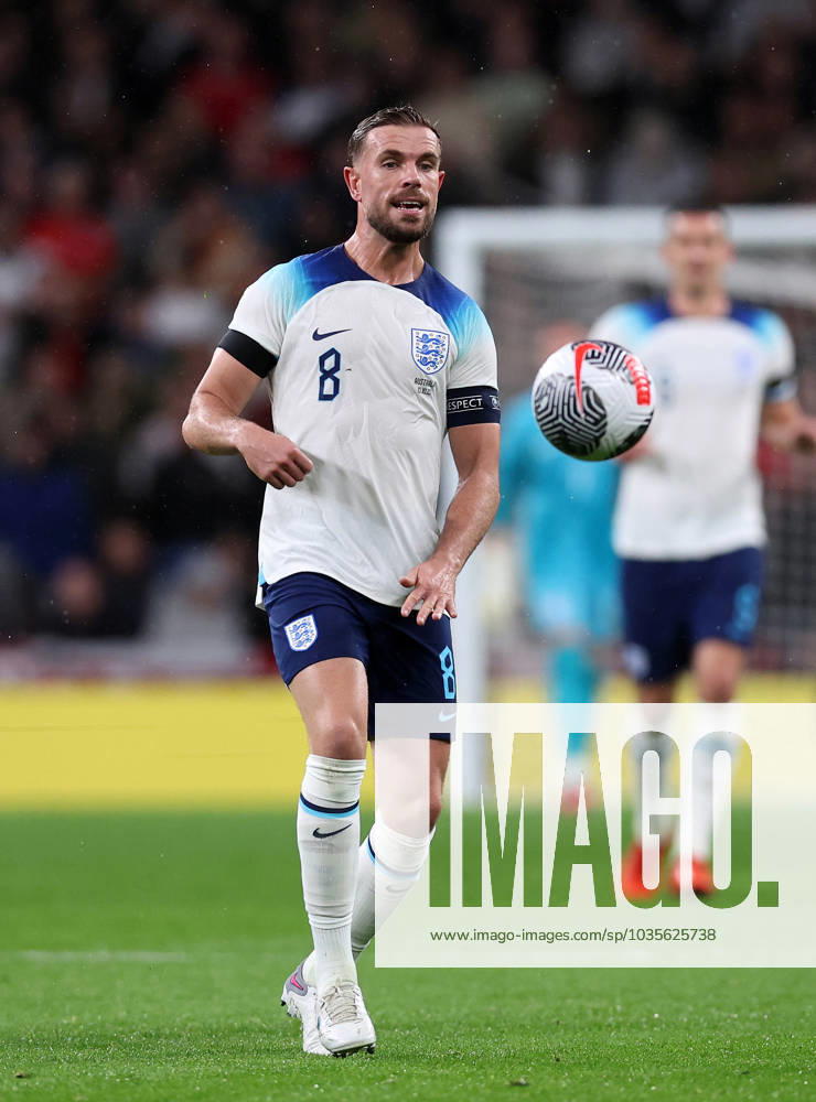 London, England, 13th October 2023. Jordan Henderson of England during the International Friendly, Länderspiel, Nationalmannschaft match at Wembley Stadium, London. Picture credit should read: David Klein Sportimage . SPI-2645-0163