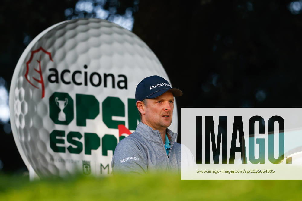 Justin Rose of England in action during Acciona Open de Espana, Round 4, Golf tournament celebrated at Club de Campo on October 15, 2023, in Madrid, Spain. MADRID SPAIN - ZUMAa181 20231015_zaa_a181_087