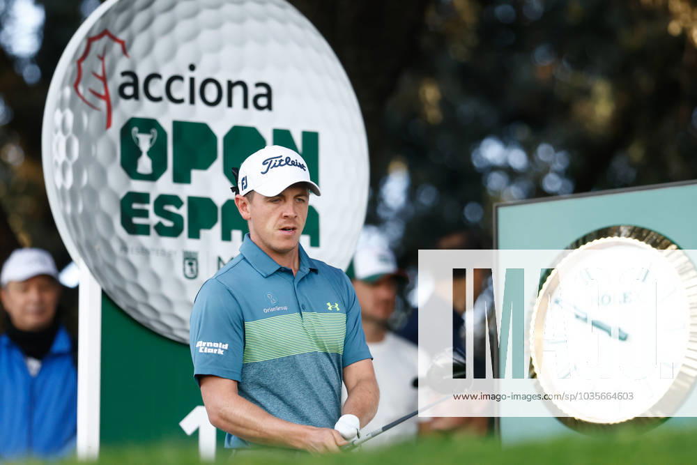 Grant Forrest of Scotland in action during Acciona Open de Espana, Round 4, Golf tournament celebrated at Club de Campo on October 15, 2023, in Madrid, Spain. MADRID SPAIN - ZUMAa181 20231015_zaa_a181_115