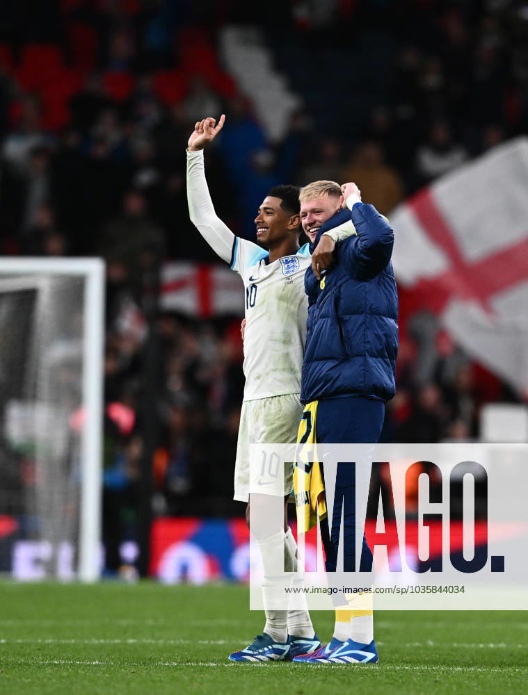 Jude Bellingham during the UEFA EURO, EM, Europameisterschaft,Fussball 2024 European qualifier match between England and Italy at Wembley Stadium on October 17, 2023 in London, England. Photo Sebastian Frej England v Italy: Group C - UEFA EURO 2024 European Qualifiers