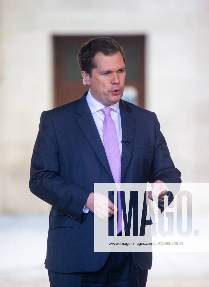 Minister for Immigration ROBERT JENRICK is seen outside BBC as he appears on Sunday With Laura Kuenssberg. London United Kingdom - ZUMAs262 20231022_zip_s262_019