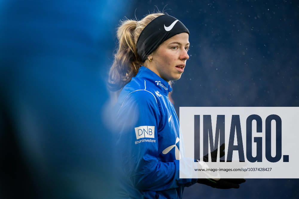 Justine Kielland of the Norwegian women s national football team during a training session on November 28, 2023 in Oslo. Photo: Vegard Grott BILDBYRAN kod VG VG0562 bbeng fotboll football soccer fotball norge norway women dam nations league träning practice training trening