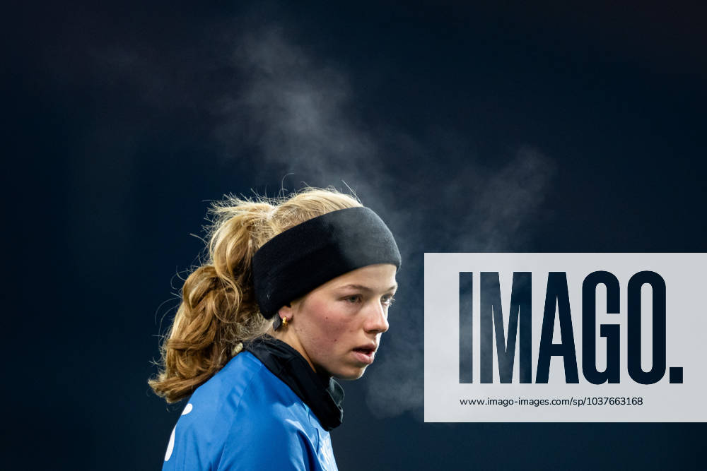 Justine Kielland of the Norwegian women s national football team during a training session on December 4, 2023 in Sankt Pölten. Photo: Vegard Grott BILDBYRAN kod VG VG0567 bbeng fotboll football soccer fotball norge norway women dam nations league träning practice training trening st pölten
