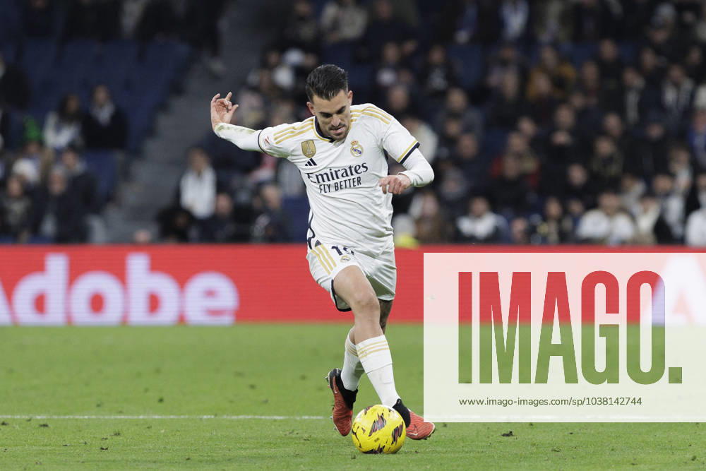 LA LIGA EA Sports - Real Madrid vs Villarreal Dani Ceballos of Real Madrid is playing during the La Liga 2023 24 match between Real Madrid and Villarreal at Santiago Bernabeu Stadium in Madrid, Spain, on December 17, 2023. Madrid Spain