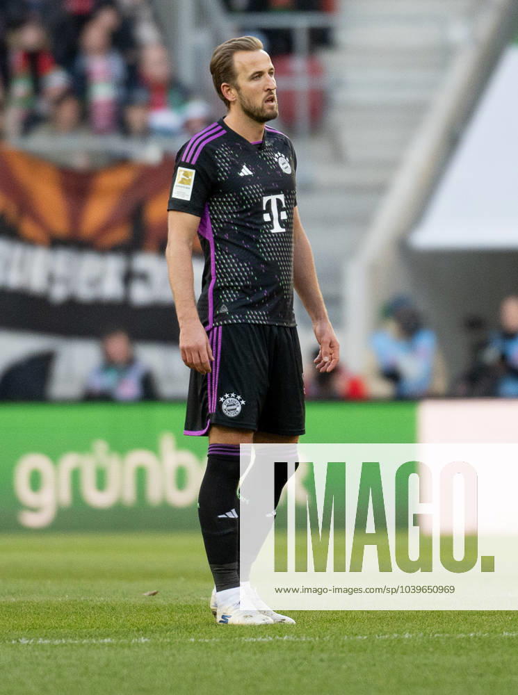 Harry Kane (FC Bayern Muenchen, 9). GER, FC Augsburg gegen FC Bayern Muenchen, Fussball, Bundesliga, 19. Spieltag, Spielzeit 2023 2024, 27.01.2024. . GER, FC Augsburg gegen FC Bayern Muenchen, Fussball, Bundesliga, 19. Spieltag, Spielzeit 2023 2024, 27.01.2024. Augsburg