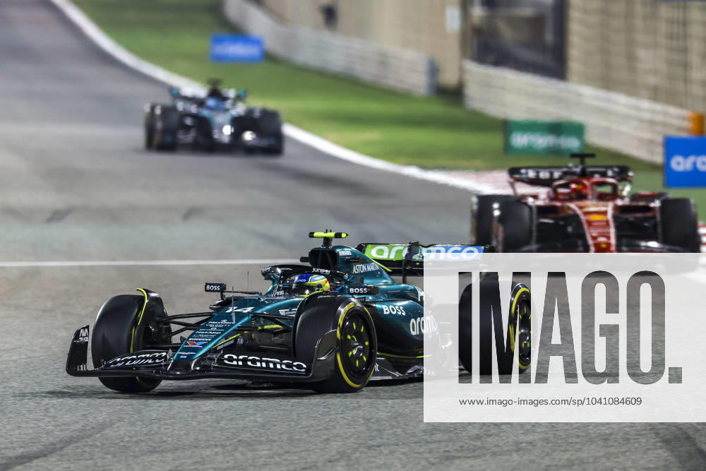14 ALONSO Fernando (spa), Aston Martin F1 Team AMR24, action during the Formula 1 Aramco pre-season testing 2024 of the 2024 FIA Formula One World Championship, WM, Weltmeisterschaft from February 21 to 23, 2024 on the Bahrain International Circuit, in Sakhir, Bahrain - Photo Florent Gooden DPPI F1 Pre-season Testing in Bahrain at Bahrain International Circuit on February 22, 2024 in Sakhir, Bahrain. (Photo by HOCH ZWEI) Sakhir Sakhir Bahrain Bahrain