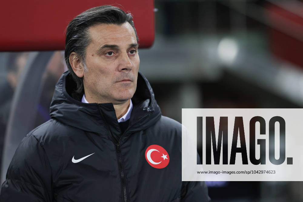 SOCCER - AUT vs TUR, test match VIENNA,AUSTRIA,26.MAR.24 - SOCCER - OEFB International Friendly, Länderspiel, Nationalmannschaft match, Austria vs Turkey. Image shows head coach Vincenzo Montella (TUR). GEPAxpictures Bitzan