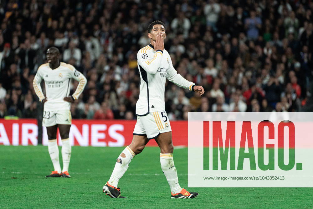 Real Madrid CF v RB Leipzig - Champions League MADRID, SPAIN, MARCH 6: Jude Bellingham of Real Madrid CF during the 2st leg Champions League round of 16 match between Real Madrid CF and RB Leipzig at Estadio Santiago Bernabeu on March 06, 2024 in Madrid, Spain. Madrid Santiago Bernabeu Madrid Spain