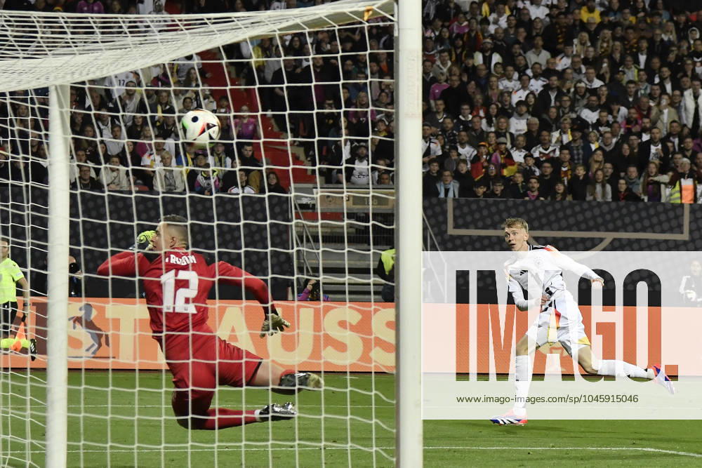 Strafraumszene Torchance von Maximilian Beier ( 14, Deutschland) 03.06.2024 Fussball Länderspiel Deutschland vs Ukraine, Max-Morlock-Stadion, Nuernberg, Bayern Germany
