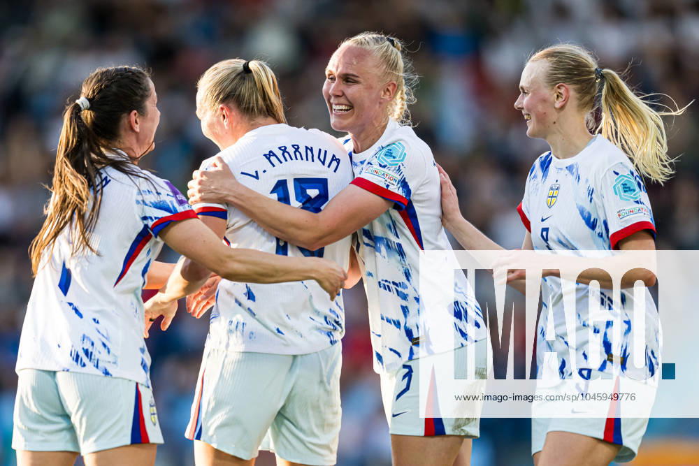 Frida Maanum of Norway celebrates after scoring the 1-1 goal during the UEFA Women s EURO Qualifier, EM, Europameisterschaft football match between Italy and Norway on June 4, 2024 in Ferrara. Photo: Marius Simensen BILDBYRAN COP 238 bbeng dam em-kval em-kvalifisering kvinner em-kvalik football fotball fotboll italy jubel landskamp norge norway soccer UEFA EURO, EM, Europameisterschaft,Fussball qualifier