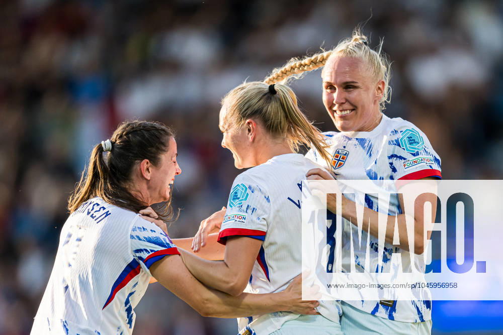 Frida Maanum of Norway celebrates after scoring the 1-1 goal during the UEFA Women s EURO Qualifier, EM, Europameisterschaft football match between Italy and Norway on June 4, 2024 in Ferrara. Photo: Marius Simensen BILDBYRAN COP 238 bbeng dam em-kval em-kvalifisering kvinner em-kvalik football fotball fotboll italy jubel landskamp norge norway soccer UEFA EURO, EM, Europameisterschaft,Fussball qualifier