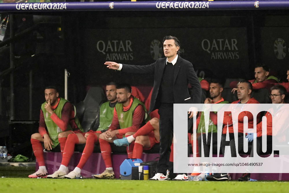Turkey s head coach Vincenzo Montella during the Euro 2024 soccer match between Turkey and Georgia at the Signal Iduna Park, Dortmund, Germany - Tuesday 18, 2024. - Soccer.