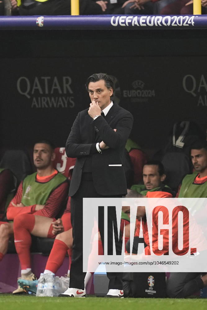 Turkey s head coach Vincenzo Montella during the Euro 2024 soccer match between Turkey and Georgia at the Signal Iduna Park, Dortmund, Germany - Friday 18, Tuesday, 2024. - Soccer .