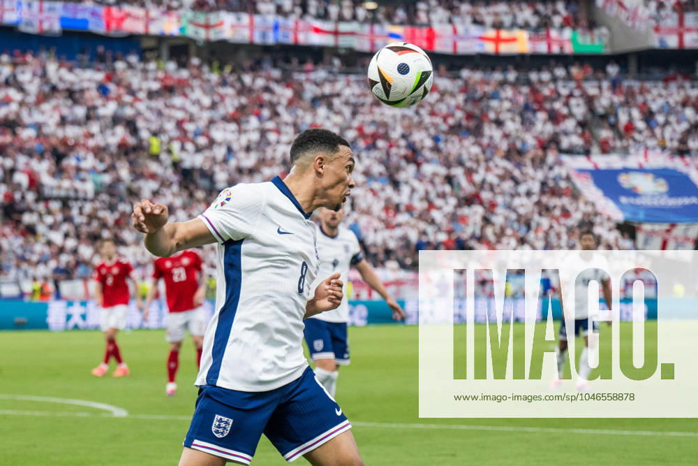 Trent Alexander-Arnold of England during the UEFA EURO, EM, Europameisterschaft,Fussball 2024 Football Championship match between Denmark and England on June 20, 2024 in Frankfurt. Photo: Mathias Bergeld BILDBYRAN kod MB MB0939 fotboll football soccer fotball fotbolls-em europamästerskap em uefa euro uefa european football championship euro 2024 danmark denmark england bbeng