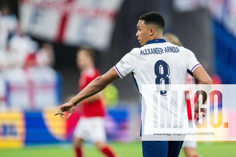 Trent Alexander-Arnold of England during the UEFA EURO, EM, Europameisterschaft,Fussball 2024 Football Championship match between Denmark and England on June 20, 2024 in Frankfurt. Photo: Mathias Bergeld BILDBYRAN kod MB MB0939 fotboll football soccer fotball fotbolls-em europamästerskap em uefa euro uefa european football championship euro 2024 danmark denmark england bbeng