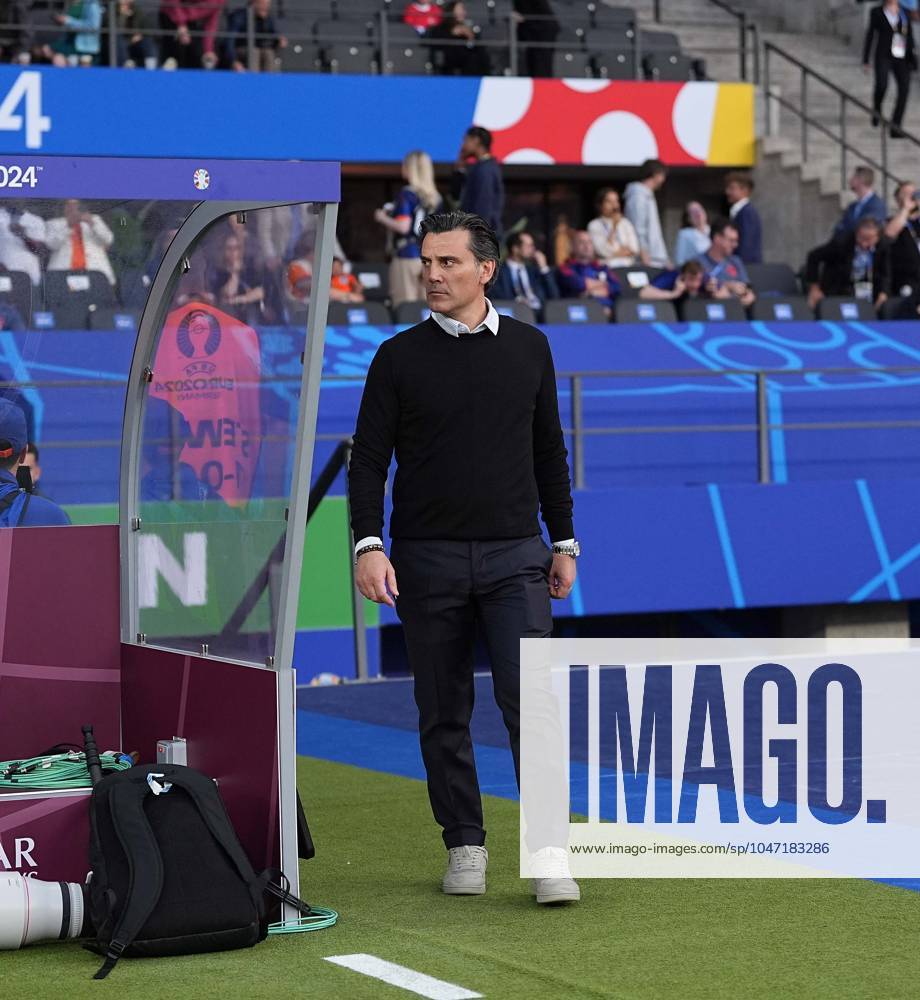 Turkiye s head coach Vincenzo Montella during UEFA EURO, EM, Europameisterschaft,Fussball 2024 quarter final football match between Turkiye and Netherlands at Olympiastadion in Berlin, Germany, on 6 July, 2024. (Photo: