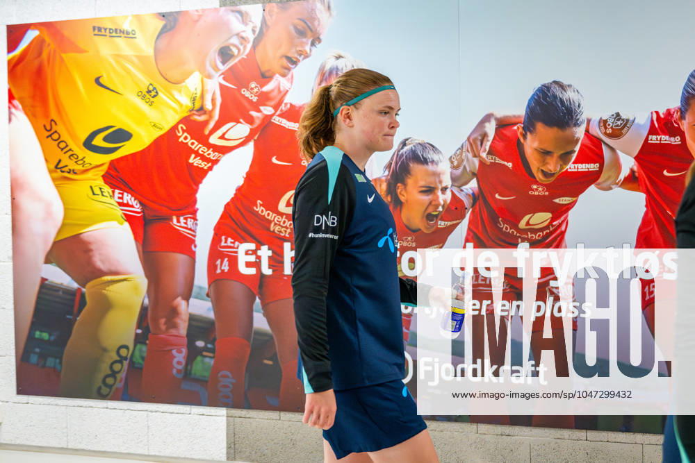 Signe Gaupset of the Norwegian women s national football team after a training session on July 10, 2024 in Bergen. Photo: Vegard Grott BILDBYRAN kod VG VG0624 bbeng fotboll football soccer fotball norge norway women dam UEFA EURO, EM, Europameisterschaft,Fussball Qualifier, EM, Europameisterschaft em-kvalifisering kvinner em-kvalik em-kval träning practice training trening