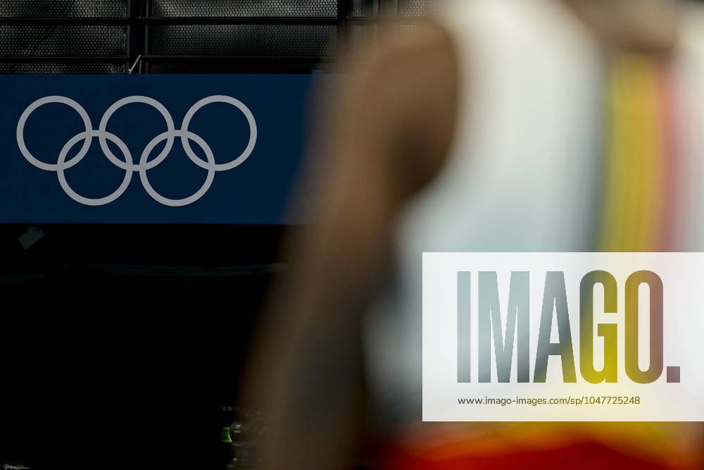 Belgian gymnast Noah Kuavita pictured during a training session for the artistic gymnastics events, during preparations ahead of the Paris 2024 Olympic Games, Olympische Spiele, Olympia, OS in Paris, Wednesday 24 July 2024. The 2024 Summer Olympics take place in Paris from 26 July to 11 August. The Belgian delegation counts 165 athletes in 21 sports. DIRKxWAEM x96988176x