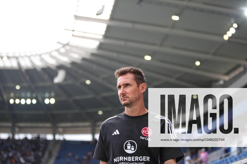 Miroslav Klose ( 1. FC Nuernberg, Chef-Trainer ) Karlsruher SC vs. 1. FC Nuernberg, Fussball, 2. Liga, 1. Spieltag, 2024 2025, 03.08.2024 , DFL REGULATIONS PROHIBIT ANY USE OF PHOTOGRAPHS AS IMAGE SEQUENCES AND OR QUASI-VIDEO. Karlsruher SC vs. 1. FC Nuernberg, Fussball, 2. Liga, 1. Spieltag, 2024 2025, 03.08.2024 Karlsruhe