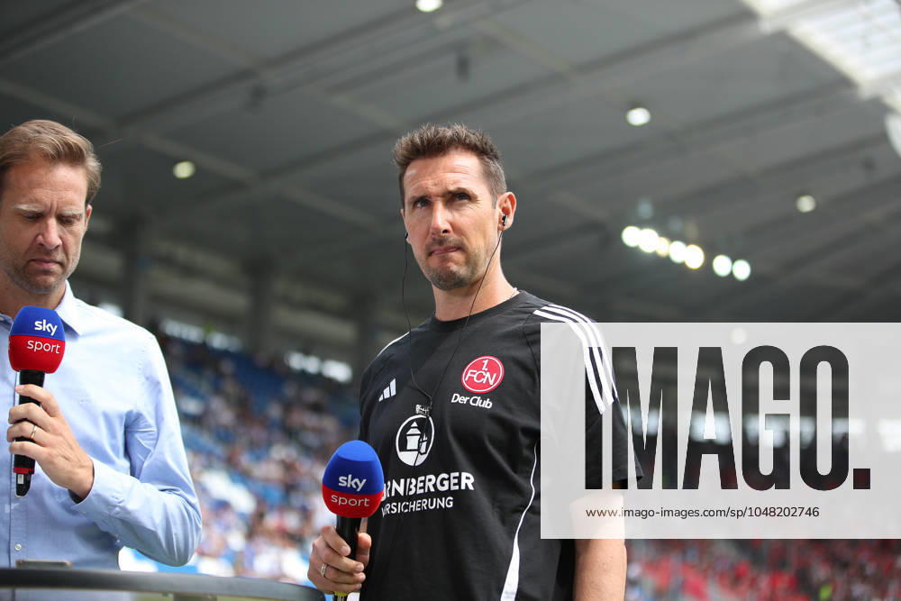 Miroslav Klose ( 1. FC Nuernberg, Chef-Trainer ) Karlsruher SC vs. 1. FC Nuernberg, Fussball, 2. Liga, 1. Spieltag, 2024 2025, 03.08.2024 , DFL REGULATIONS PROHIBIT ANY USE OF PHOTOGRAPHS AS IMAGE SEQUENCES AND OR QUASI-VIDEO. Karlsruher SC vs. 1. FC Nuernberg, Fussball, 2. Liga, 1. Spieltag, 2024 2025, 03.08.2024 Karlsruhe
