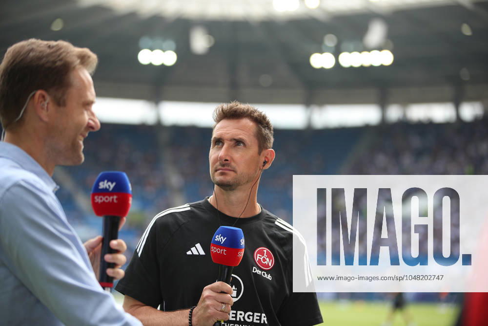 Miroslav Klose ( 1. FC Nuernberg, Chef-Trainer ) Karlsruher SC vs. 1. FC Nuernberg, Fussball, 2. Liga, 1. Spieltag, 2024 2025, 03.08.2024 , DFL REGULATIONS PROHIBIT ANY USE OF PHOTOGRAPHS AS IMAGE SEQUENCES AND OR QUASI-VIDEO. Karlsruher SC vs. 1. FC Nuernberg, Fussball, 2. Liga, 1. Spieltag, 2024 2025, 03.08.2024 Karlsruhe