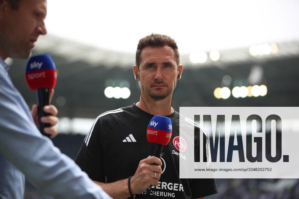 Miroslav Klose ( 1. FC Nuernberg, Chef-Trainer ) Karlsruher SC vs. 1. FC Nuernberg, Fussball, 2. Liga, 1. Spieltag, 2024 2025, 03.08.2024 , DFL REGULATIONS PROHIBIT ANY USE OF PHOTOGRAPHS AS IMAGE SEQUENCES AND OR QUASI-VIDEO. Karlsruher SC vs. 1. FC Nuernberg, Fussball, 2. Liga, 1. Spieltag, 2024 2025, 03.08.2024 Karlsruhe