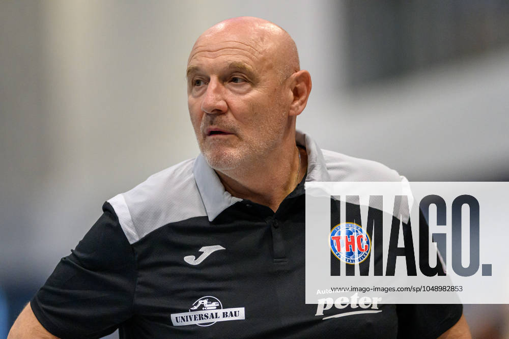 Herbert Mueller (Thueringer HC, Trainer) GER, Thueringer HC gegen SV Union Halle Neustadt, 1. Handball Bundesliga Frauen, Testspiel, Spielzeit 2024 2025 GER, Thueringer HC gegen SV Union Halle Neustadt, 1. Handball Bundesliga Frauen, Testspiel, Spielzeit 2024 2025 Gormar, Muehlhausen