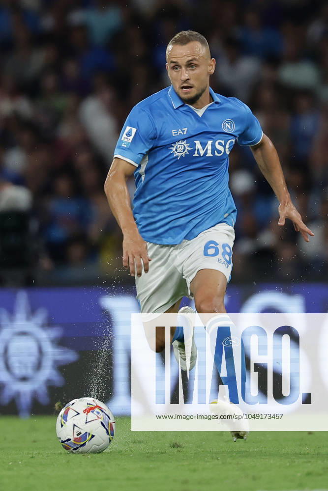 Napolis Stanislav Lobotka during the Serie A soccer match between Napoli and Bologna at the Diego Armando Maradona Stadium in Naples, southern italy - Sunday, August 25 , 2024. - Soccer .