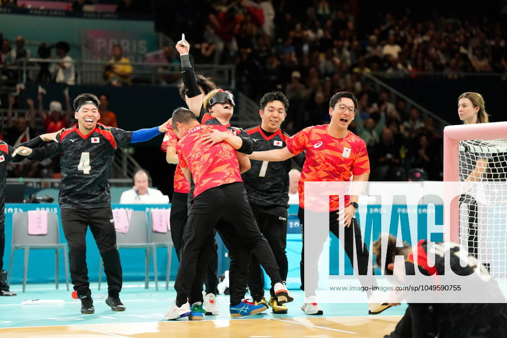 Japan team group, Mannschaftsbild, Totale SEPTEMBER 5, 2024 - Goalball : Mens Final Match between Ukraine 3-4 Japan at South Paris Arena during the Paris 2024 Paralympic Games in Paris, France. Noxthirdxpartyxsales (265524554)