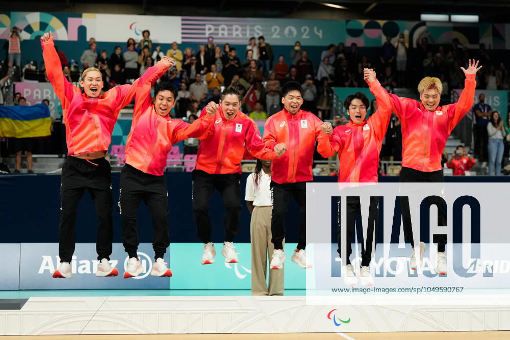 Japan team group, Mannschaftsbild, Totale SEPTEMBER 5, 2024 - Goalball : Mens Medal Ceremony at South Paris Arena during the Paris 2024 Paralympic Games in Paris, France. Noxthirdxpartyxsales (265524502)