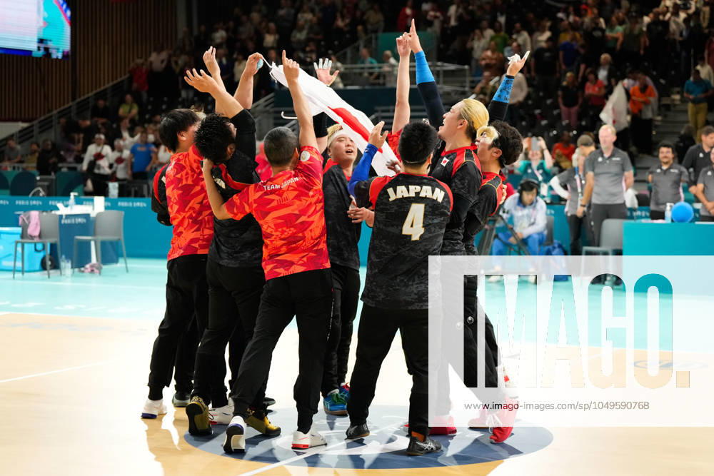 Japan team group, Mannschaftsbild, Totale SEPTEMBER 5, 2024 - Goalball : Mens Final Match between Ukraine 3-4 Japan at South Paris Arena during the Paris 2024 Paralympic Games in Paris, France. Noxthirdxpartyxsales (265524528)