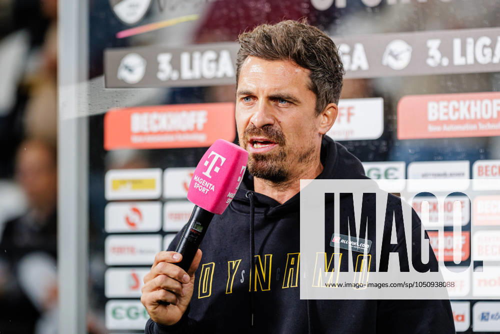 Thomas Stamm (SG Dynamo Dresden, Cheftrainer) im Interview mit Magenta TV GER, SC Verl vs. SG Dynamo Dresden, Fussball, 3. Liga, 7. Spieltag, Spielzeit 2024 2025, 25.09.2024 DFL Regulations prohibit any use of photographers as image sequences and or quasi-video. GER, SC Verl vs. SG Dynamo Dresden, Fussball, 3. Liga, 7. Spieltag, Spielzeit 2024 2025, 25.09.2024 Verl