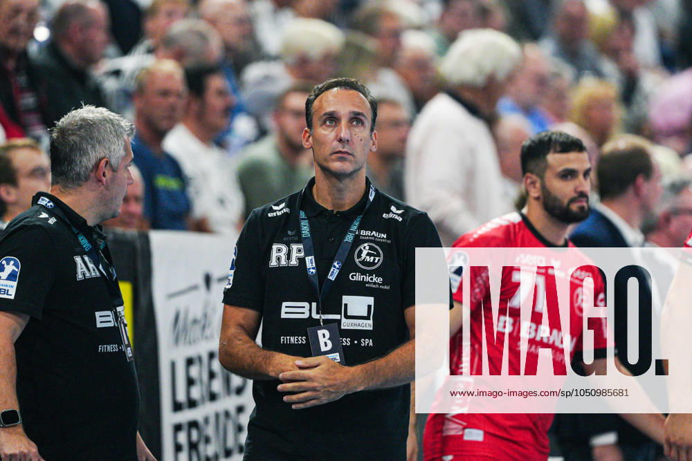 Roberto Garcia Parrondo (MT Melsungen, Trainer) GER, THW Kiel vs. MT Melsungen, Handball, Bundesliga, Spieltag, 4, Saison 2024 2025, 26.09.2024 GER, THW Kiel vs. MT Melsungen, Handball, Bundesliga, Spieltag, 4, Saison 2024 2025, 26.09.2024 Kiel