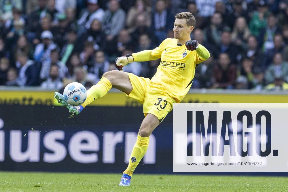 Moritz Nicolas (Borussia Moenchengladbach, 33). Moenchengladbach, Fussball 1.Bundesliga 5. Spieltag, Spieltag 5, Borussia Moenchengladbach - 1. FC Union Berlin, 28.09.2024, Borussia-Park, Moenchengladbach. DFL regulations prohibit any use of photographs as image sequences and or quasi-video Â