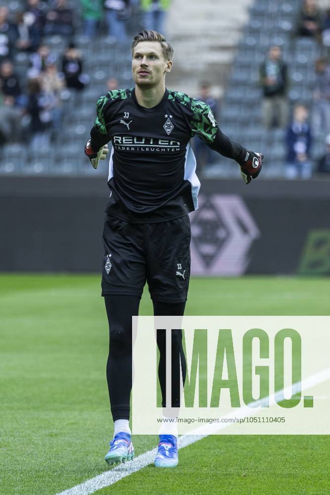Moritz Nicolas (Borussia Moenchengladbach, 33). Moenchengladbach, Fussball 1.Bundesliga 5. Spieltag, Spieltag 5, Borussia Moenchengladbach - 1. FC Union Berlin, 28.09.2024, Borussia-Park, Moenchengladbach. DFL regulations prohibit any use of photographs as image sequences and or quasi-video Â